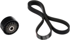 Set curea transmisie cu caneluri DACIA LOGAN (LS_) 1.2 16V (LS1N, LS02, BS02) benzina 75 cai GATES K014PK928