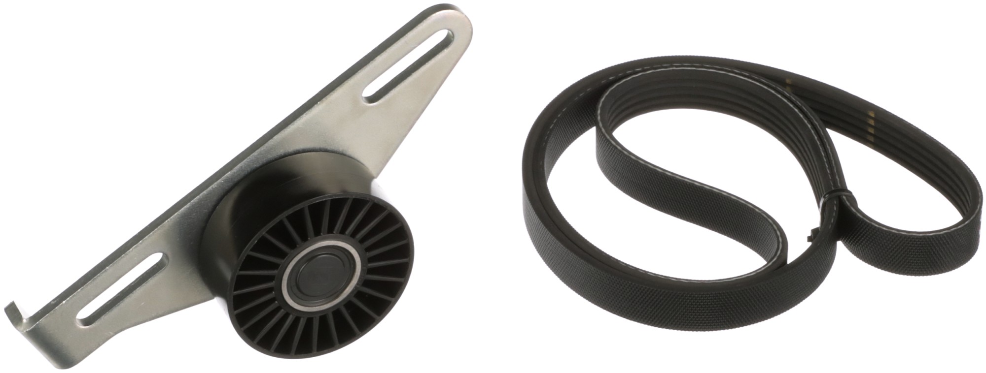 Set curea transmisie cu caneluri DACIA LOGAN MCV (KS_) 1.6 Bifuel Benzina/Autogaz (GPL) 87 cai GATES K015PK1113