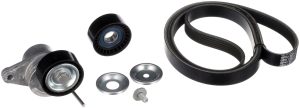 Set curea transmisie cu caneluri DACIA DUSTER (HS_) 1.6 16V benzina 105 cai GATES K016PK1823XS