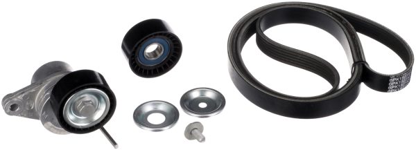 Set curea transmisie cu caneluri DACIA LOGAN (LS_) 1.4 (LSOA, LSOC, LSOE, LSOG) benzina 75 cai GATES K016PK1823XS