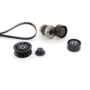 Set curea transmisie cu caneluri DACIA DUSTER Autoutilitara/SUV 1.2 TCe 125 4x4 (HSAU) benzina 125 cai GATES K017PK1600