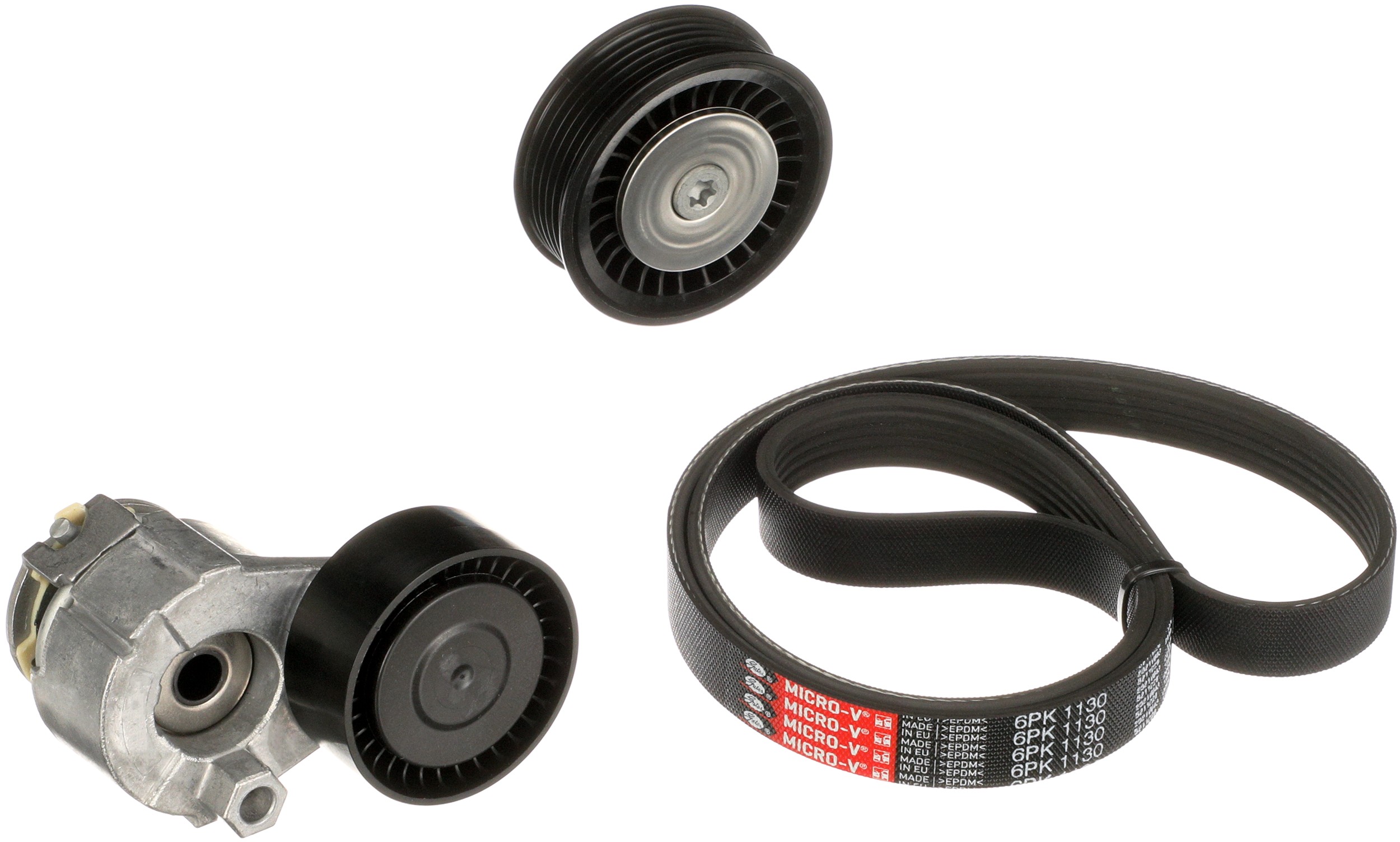 Set curea transmisie cu caneluri DACIA LOGAN MCV (KS_) 1.5 dCi (KS0W) diesel 86 cai GATES K056PK1130