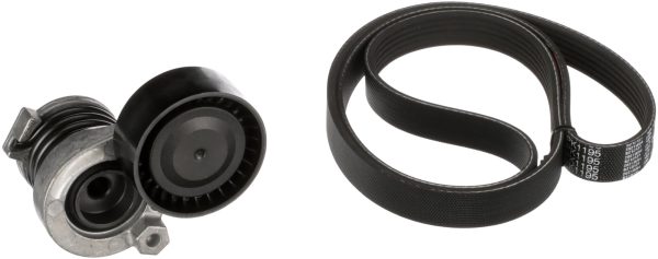 Set curea transmisie cu caneluri DACIA DUSTER (HM_) 1.5 dCi 90 (HMAA) diesel 90 cai GATES K066PK1195