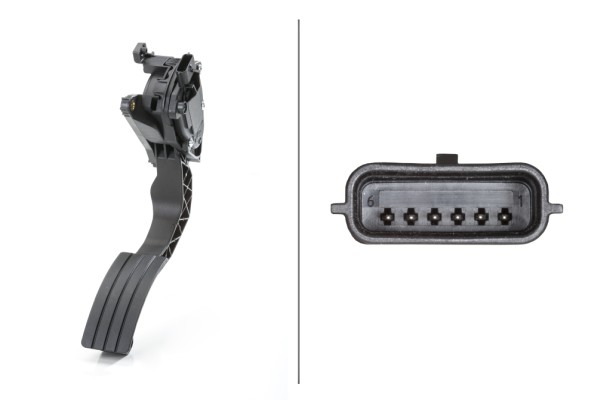 Senzor pedala acceleratie DACIA DUSTER (HS_) 1.6 SCe 115 4x4 benzina 115 cai HELLA 6PV 009 978-721