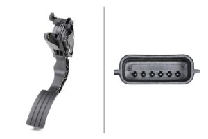 Senzor pedala acceleratie DACIA DUSTER Autoutilitara/SUV 1.2 TCe 125 4x4 (HSAU) benzina 125 cai HELLA 6PV 009 978-711