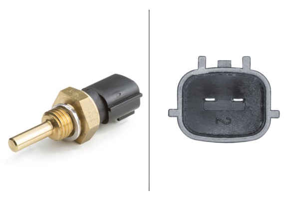 Senzor temperatura ulei DACIA DUSTER (HM_) 1.6 SCe 115 (HMM1) benzina 115 cai HELLA 6PT 009 107-531