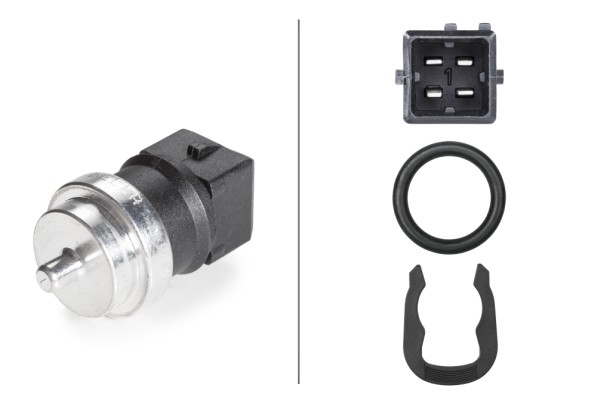 Senzor temperatura lichid de racire DACIA SANDERO 1.5 dCi diesel 75 cai HELLA 6PT 009 309-551