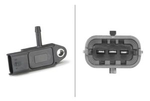 Senzor presiune supraalimentare DACIA LOGAN (LS_) 1.5 dCi (LS0W) diesel 86 cai HELLA 6PP 013 112-261