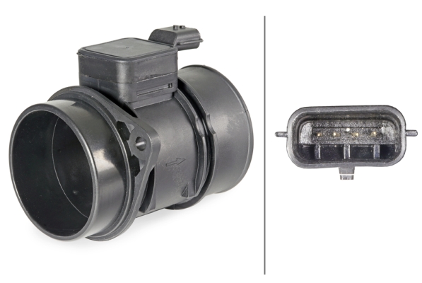 Senzor debit aer DACIA DUSTER Autoutilitara/SUV 1.5 dCi diesel 109 cai HELLA 8ET 358 095-131