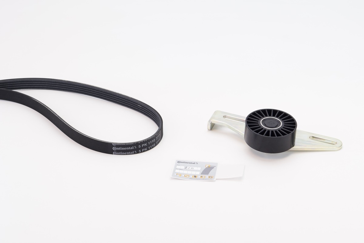 Set curea transmisie cu caneluri DACIA LOGAN pick-up (US_) 1.4 benzina 75 cai CONTITECH 5PK1110K1