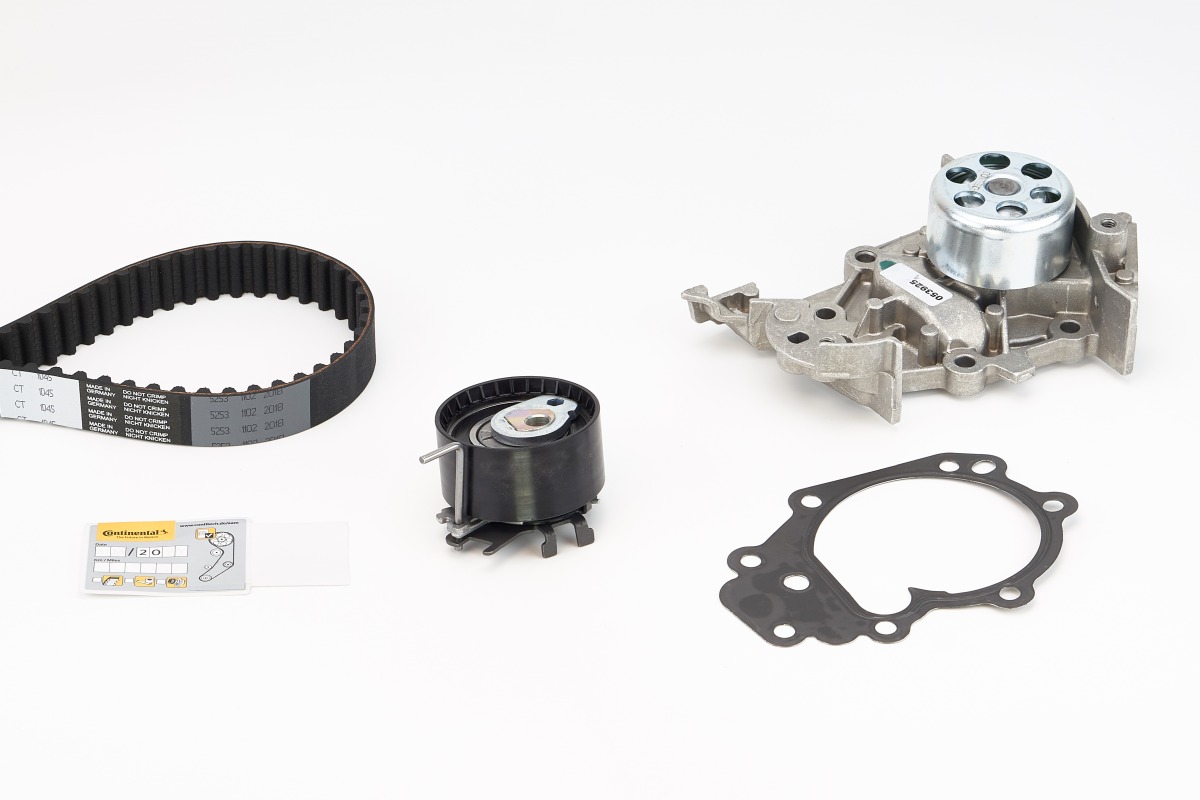 Set pompa apa + curea dintata DACIA SANDERO 1.2 16V LPG Benzina/Autogaz (GPL) 75 cai CONTITECH CT1045WP1