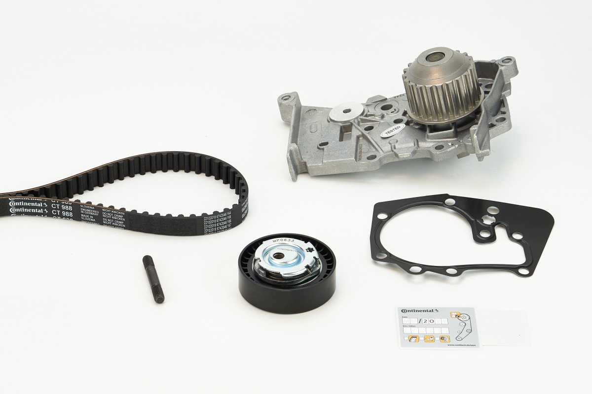 Set pompa apa + curea dintata DACIA LOGAN pick-up (US_) 1.6 benzina 87 cai CONTITECH CT988WP3