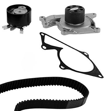 Set pompa apa + curea dintata DACIA LODGY (JS_) 1.5 dCi (JSMW) diesel 85 cai GRAF KP1091-1