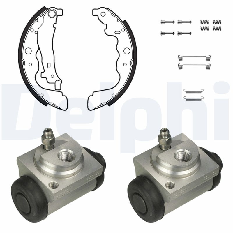 Set saboti frana DACIA LOGAN II 1.5 dCi diesel 90 cai DELPHI KP1139