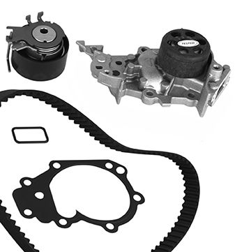 Set pompa apa + curea dintata DACIA SANDERO 1.0 Hi-Flex Benzina/Etanol 76 cai GRAF KP983-1