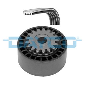 Set curea transmisie cu caneluri DACIA LOGAN (LS_) 1.2 16V (LS1N, LS02, BS02) benzina 75 cai DAYCO KPV194