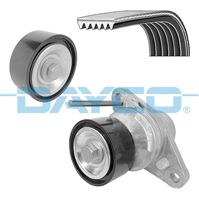 Set curea transmisie cu caneluri DACIA LOGAN II 1.6 16V benzina 105 cai DAYCO KPV207
