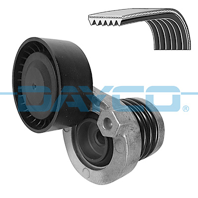 Set curea transmisie cu caneluri DACIA LOGAN (LS_) 1.5 dCi (LS04) diesel 88 cai DAYCO KPV386