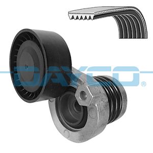Set curea transmisie cu caneluri DACIA LOGAN (LS_) 1.5 dCi (LS04) diesel 88 cai DAYCO KPV386