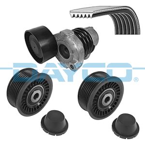 Set curea transmisie cu caneluri DACIA LODGY (JS_) 1.2 TCe (JSAY, JSM0) benzina 115 cai DAYCO KPV393