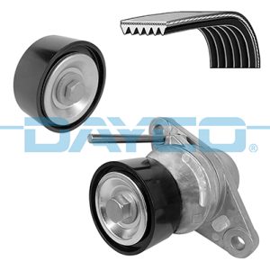 Set curea transmisie cu caneluri DACIA DUSTER (HS_) 1.6 16V 4x4 benzina 105 cai DAYCO KPV412