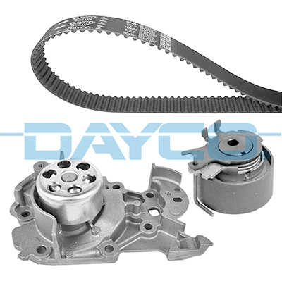 Set pompa apa + curea dintata DACIA SANDERO 1.2 16V LPG Benzina/Autogaz (GPL) 75 cai DAYCO KTBWP3211