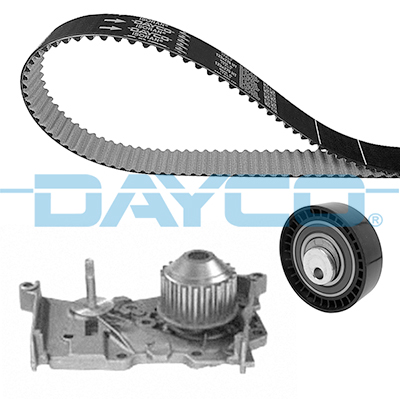 Set pompa apa + curea dintata DACIA LOGAN EXPRESS (FS_) 1.6 MPI 85 benzina 84 cai DAYCO KTBWP7941