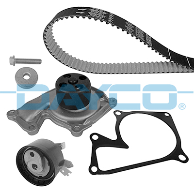 Set pompa apa + curea dintata DACIA LOGAN MCV II 1.5 dCi diesel 75 cai DAYCO KTBWP8860