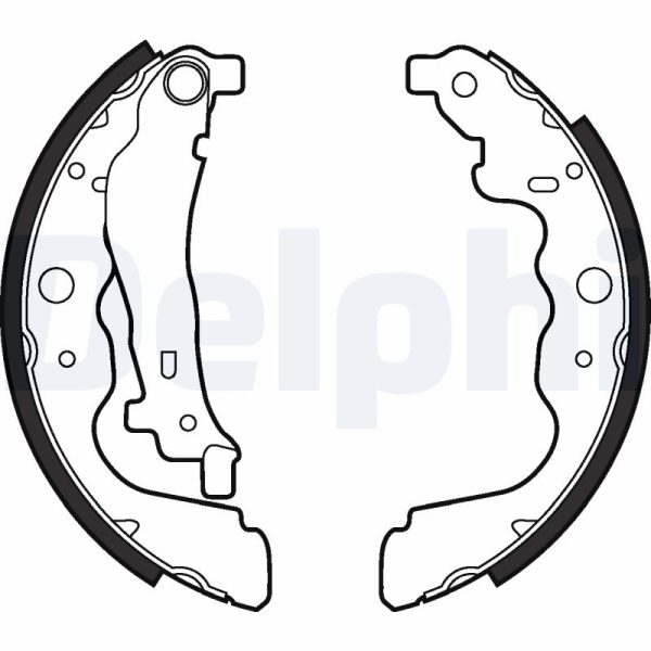 Set saboti frana DACIA DUSTER (HM_) 1.6 SCe 115 LPG (HMM1) Benzina/Autogaz (GPL) 109 cai DELPHI LS2022