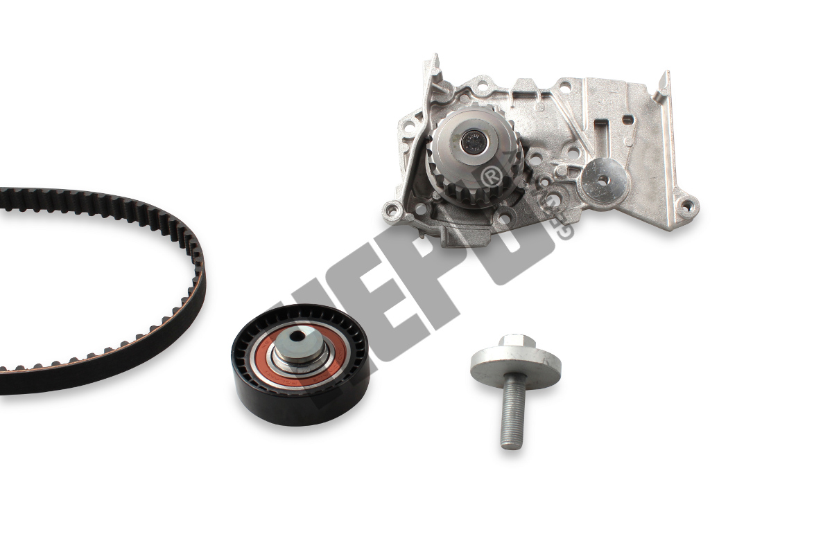 Set pompa apa + curea dintata DACIA LODGY (JS_) 1.6 LPG Benzina/Autogaz (GPL) 83 cai HEPU PK08422