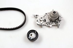 Set pompa apa + curea dintata DACIA SANDERO 1.0 Hi-Flex Benzina/Etanol 76 cai HEPU PK09540
