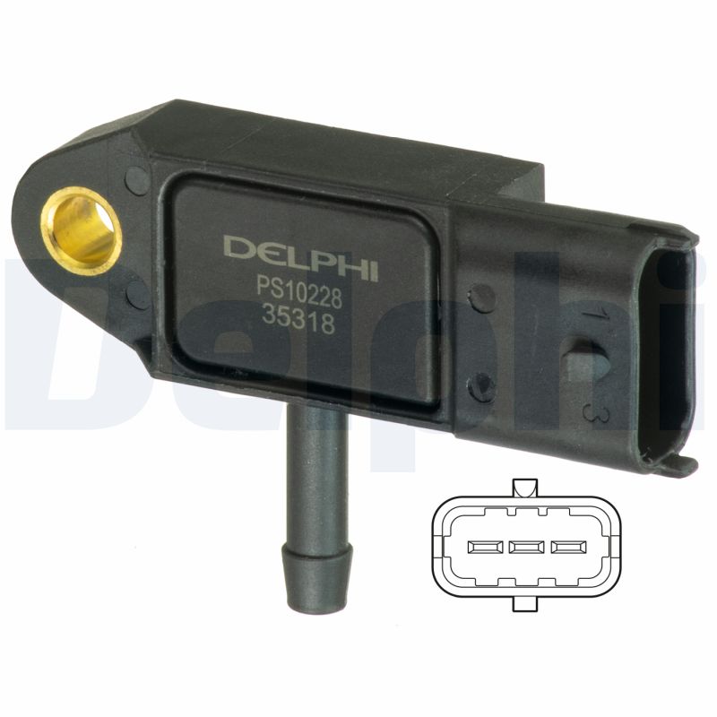 Senzor presiune galerie admisie DACIA LOGAN EXPRESS (FS_) 1.5 dCi (FS0W) diesel 86 cai DELPHI PS10228