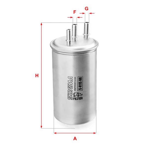 Filtru combustibil DACIA LOGAN (LS_) 1.5 dCi (LS04) diesel 75 cai SOFIMA S 4115 NR