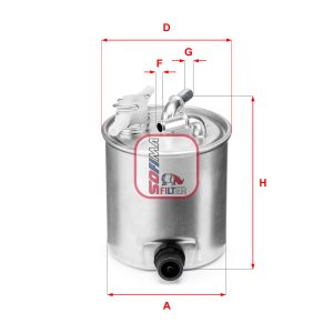 Filtru combustibil DACIA LOGAN (LS_) 1.5 dCi (LS0W) diesel 86 cai SOFIMA S 5392 GC