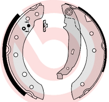 Set saboti frana DACIA LOGAN (LS_) 1.4 (LSOA, LSOC, LSOE, LSOG) benzina 75 cai BREMBO S 61 520