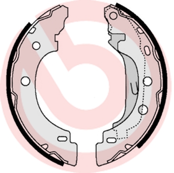Set saboti frana DACIA LOGAN (LS_) 1.5 dCi (LS04) diesel 88 cai BREMBO S 68 523