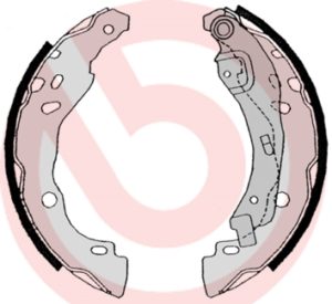 Set saboti frana DACIA LOGAN (LS_) 1.5 dCi (LS0J, LS0Y) diesel 65 cai BREMBO S 68 525