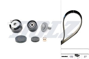 Kit distributie DACIA LOGAN MCV (KS_) 1.6 16V (KS0L, KS0M, KS0P, KS1S) benzina 105 cai DOLZ SKD046
