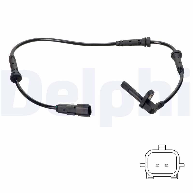 Senzor turatie roata DACIA LOGAN II 1.0 SCe 75 benzina 73 cai DELPHI SS20750