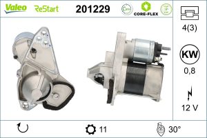 Electromotor DACIA SANDERO II TCe 90 (B8M1, B8MA, B8AC) benzina 90 cai VALEO 201229