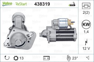 Electromotor DACIA LOGAN II 1.5 dCi diesel 84 cai VALEO 438319