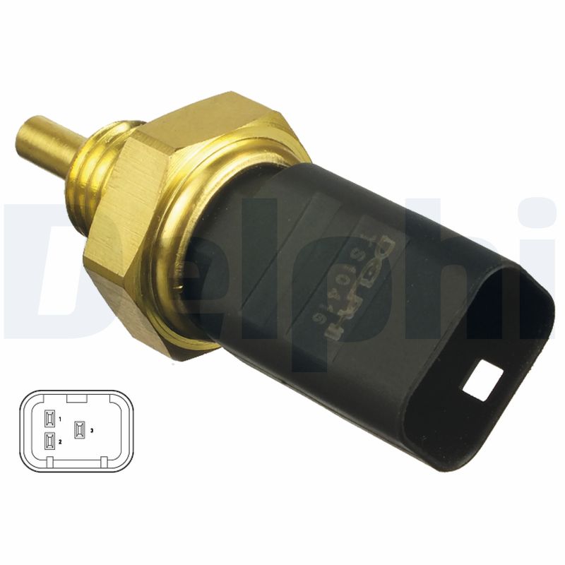 Senzor temperatura lichid de racire DACIA DUSTER (HS_) 1.6 16V Hi-Flex Benzina/Etanol 105 cai DELPHI TS10416