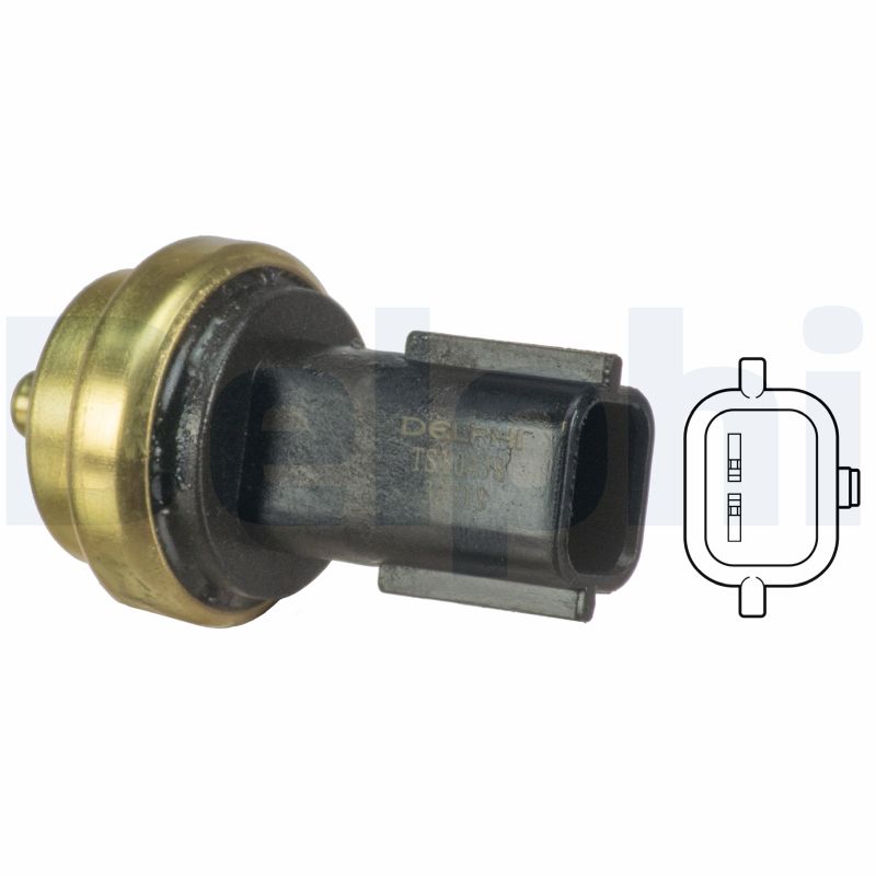 Senzor temperatura lichid de racire DACIA LODGY (JS_) 1.5 dCi diesel 109 cai DELPHI TS10458