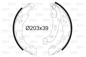 Set saboti frana DACIA SANDERO 1.0 Hi-Flex Benzina/Etanol 76 cai VALEO 562810