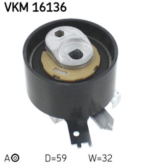 Rola intinzator curea distributie DACIA SANDERO II 1.5 dCi diesel 90 cai SKF VKM 16136