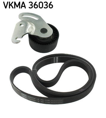 Set curea transmisie cu caneluri DACIA LOGAN (LS_) 1.5 dCi (LS0J, LS0Y) diesel 65 cai SKF VKMA 36036