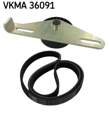 Set curea transmisie cu caneluri DACIA LOGAN MCV (KS_) 1.4 benzina 75 cai SKF VKMA 36091