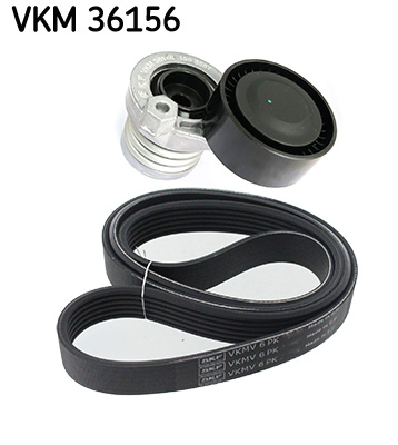 Set curea transmisie cu caneluri DACIA LODGY (JS_) 1.5 Blue dCi 95 (JSJL, JSN7) diesel 95 cai SKF VKMA 36156