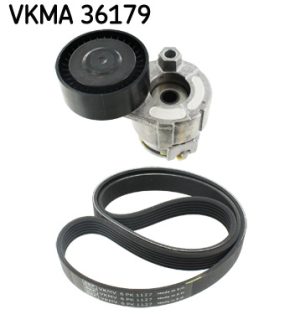Set curea transmisie cu caneluri DACIA LOGAN (LS_) 1.5 dCi (LS0K) diesel 68 cai SKF VKMA 36179