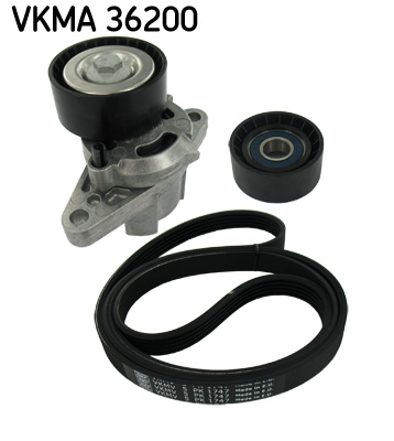 Set curea transmisie cu caneluri DACIA LOGAN MCV (KS_) 1.4 benzina 75 cai SKF VKMA 36200